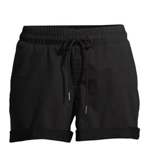 Time and Tru Black Pull-On Black Stretch Relaxed fit Shorts Size XXL